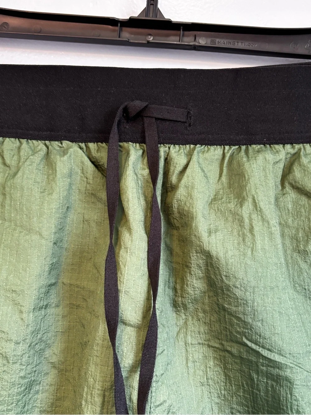 RC Outdoor Supply Men's Nylon Ripstop 2-in-1 Running Shorts Green Lined Sz S NWT